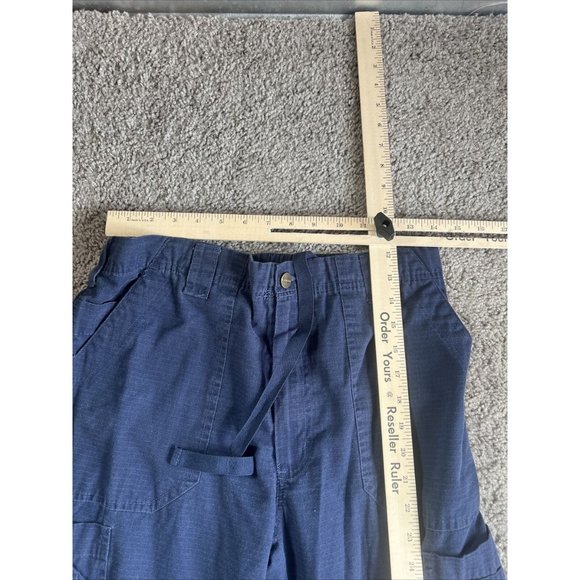 CARHARTT Womens Navy Cargo Scrub Pants Size small nurse hospital healthcare - Picture 5 of 8